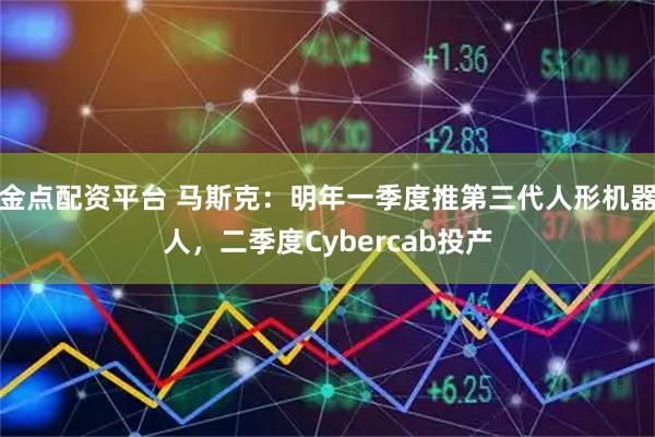 金点配资平台 马斯克:明年一季度推第三代人形机器人,二季度Cybercab投产