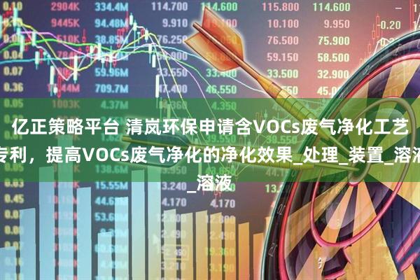亿正策略平台 清岚环保申请含VOCs废气净化工艺专利，提高VOCs废气净化的净化效果_处理_装置_溶液